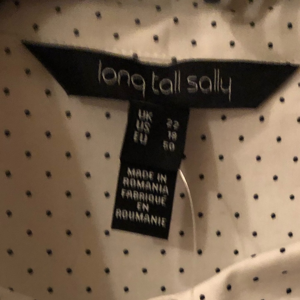 NWT Long Tall Sally size 18 button-down